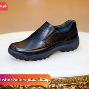 کفش چرم طبیعی مردانه تبریز طبی مدل موناکو فرزین کد 7599