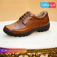 کفش چرم اصل مردانه تبریز طبی مدل موناکو فرزین کد 7612