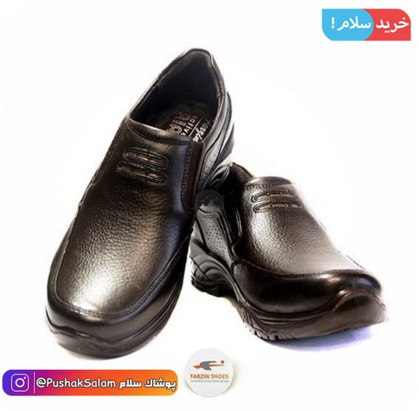 خرید کفش مردانه چرم طبی تبریز مدل فورکس فرزین کد 7623