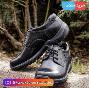 خرید کفش مردانه چرم طبی تبریز مدل کلارک بندی فرزین کد 7630