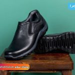 خرید کفش مردانه چرم طبی تبریز مدل کلارک بدون بند فرزین کد 7637