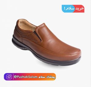 خرید کفش چرم مردانه طبی تبریز مدل گریدر فرزین کد 7643