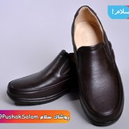 خرید کفش چرم مردانه طبی تبریز مدل گریدر فرزین کد 7643