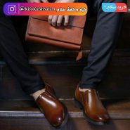 کفش اداری مردانه چرم طبی مدل فارگو فرزین کد 7756