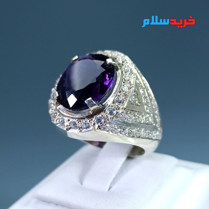 قیمت و خرید انگشتر مردانه آمیتیس اصل + تراشه الماس