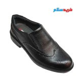 کفش چرم تبریز مردانه مجلسی بدون بند کد 988