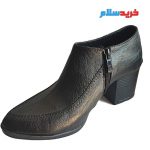 کفش چرم زنانه پاشنه کوتاه مجلسی کد 1303
